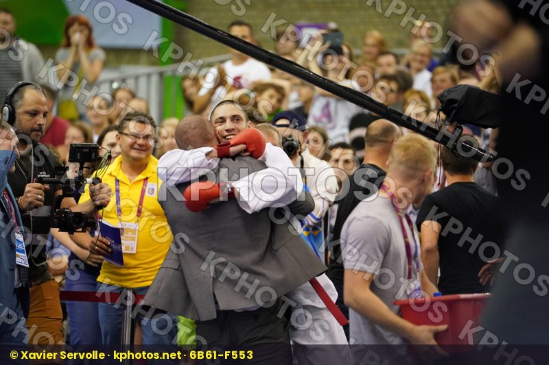 Asiabari Aliasghar Gold match Horuna Stanislav Iran Islamic Republic of Male Kumite -75kg Ukraine