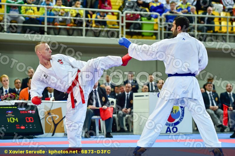 -84 Kg Aktas Ugur Budo Nord Denmark Korte Kevin Kumite Male Turk