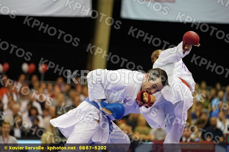 Brazil bronze match Male Kumite -75kg Scott Thomas USA Verissimo Hernanit