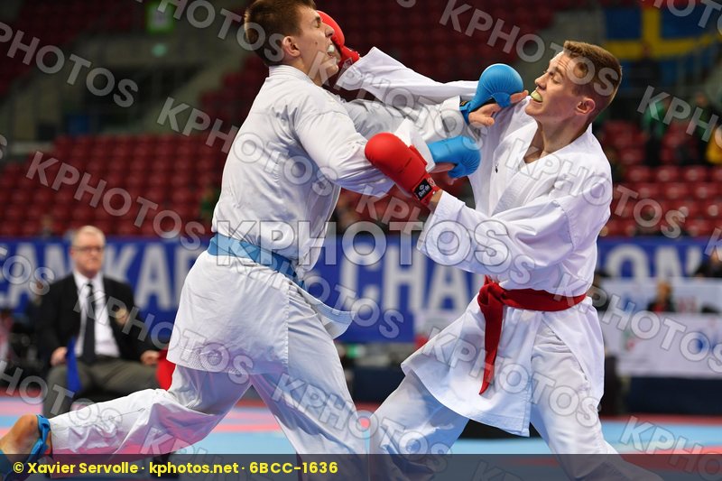 Avakimov Robert, Cadet kumite male 70+ kg, Martin perez Daniel,