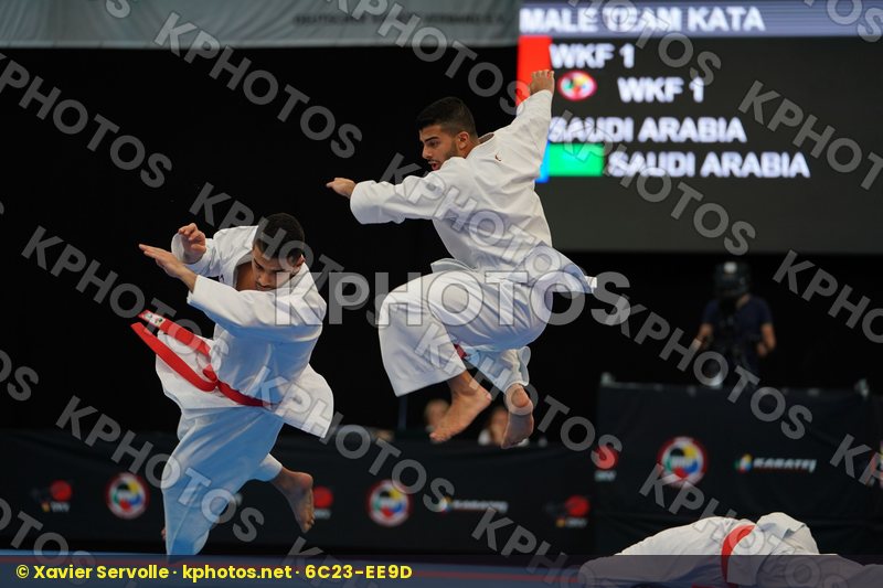Male team kata Unsu Wkf 1
