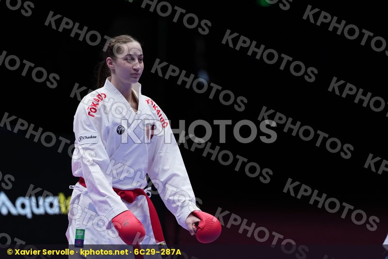 GIRVICA BEATA (LATVIA) vs SHOLOHOVA OLEKSANDRA (UKRAINE) in Female Kumite -61 Kg - Final Bout