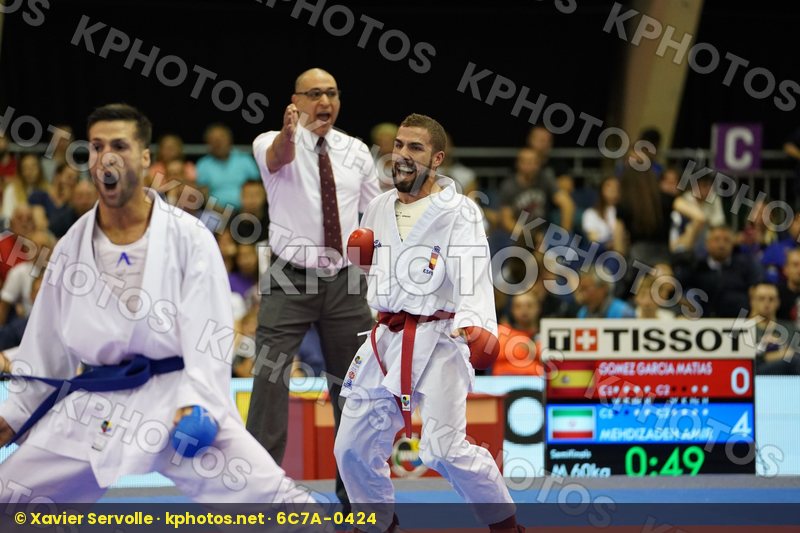 Gomez Garcia Matias Iran Islamic Republic of Male Kumite -60kg Mehdizadeh Amir Spain