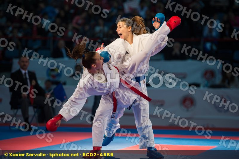 -50 kg Austria finals France kumite Plank Bettina Recchia Alexan