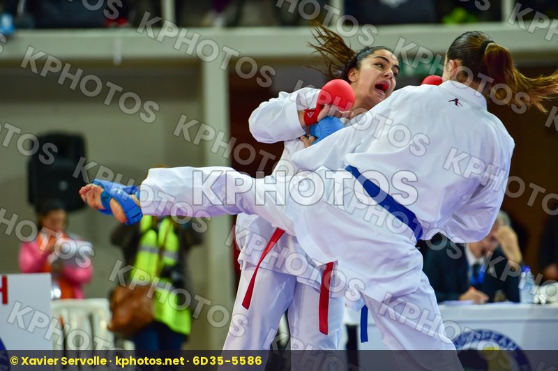 +68 Kg DaeDo Female Ferracuti Clio Italy Kumite Spain Torres Gar