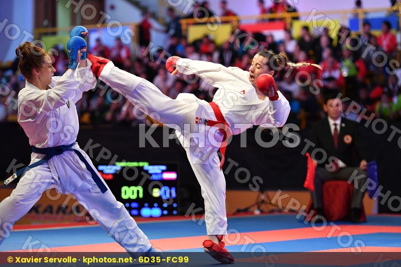Austria Female kumite -50 kg < LRBarcodes Ozcelik Serap Plank Be