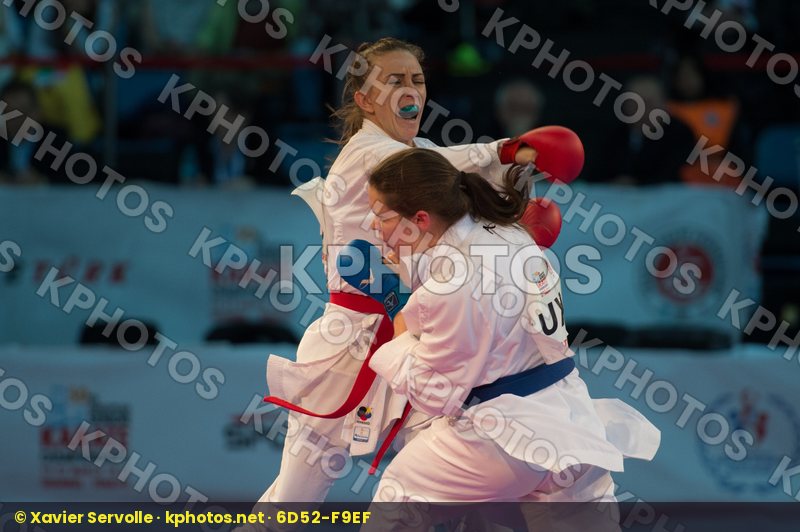 -55 kg Arandjelovic Branka bronze match female finals kumite Lux