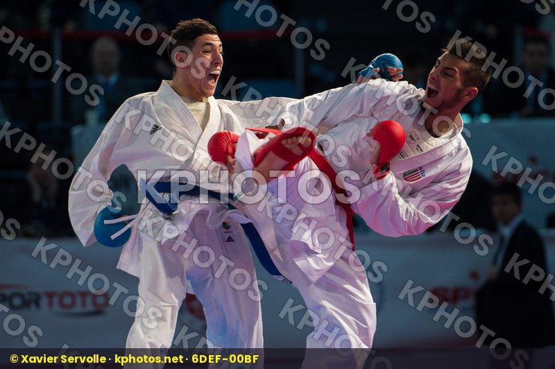 -60 kg Agoudjil Sofiane finals France Italy kumite Maresca Luca
