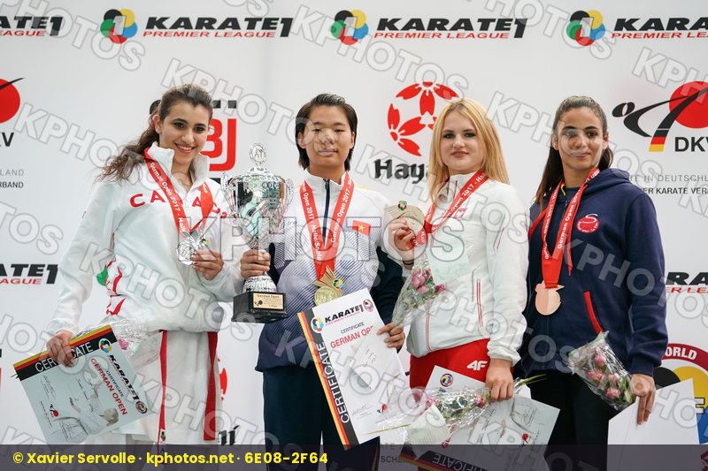 Canada Elwart Sara Female kumite -61 kg France Heurtault Leila J