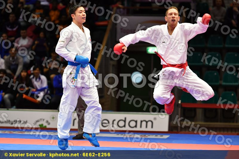 Belgium Dasoul Michael Japan Male kumite -60 kg Sago Naoto