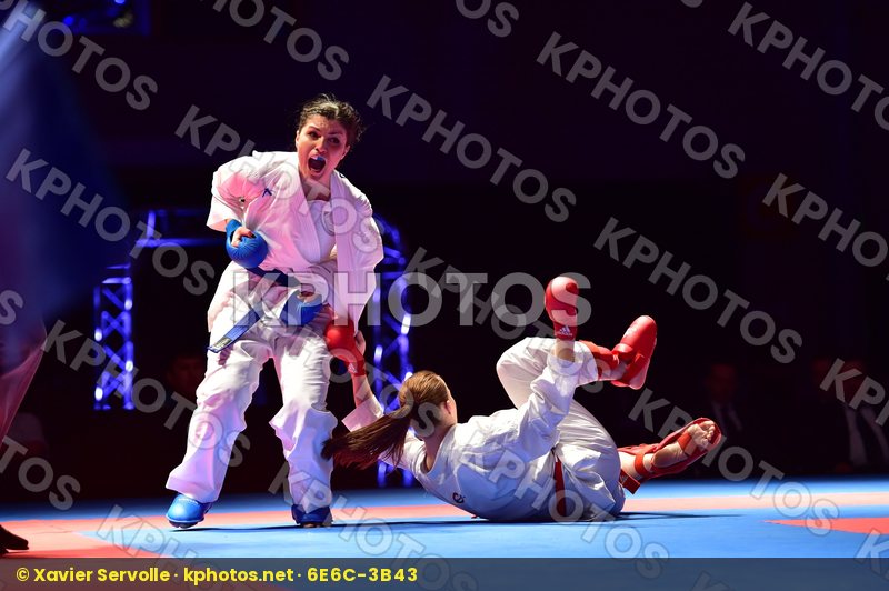 -68 kg France Gafurova Guzaliya Kazakhstan kumite Panetsidou Vas