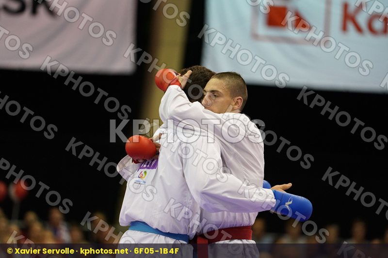 Asiabari Aliasghar Gold match Horuna Stanislav Iran Islamic Republic of Male Kumite -75kg Ukraine