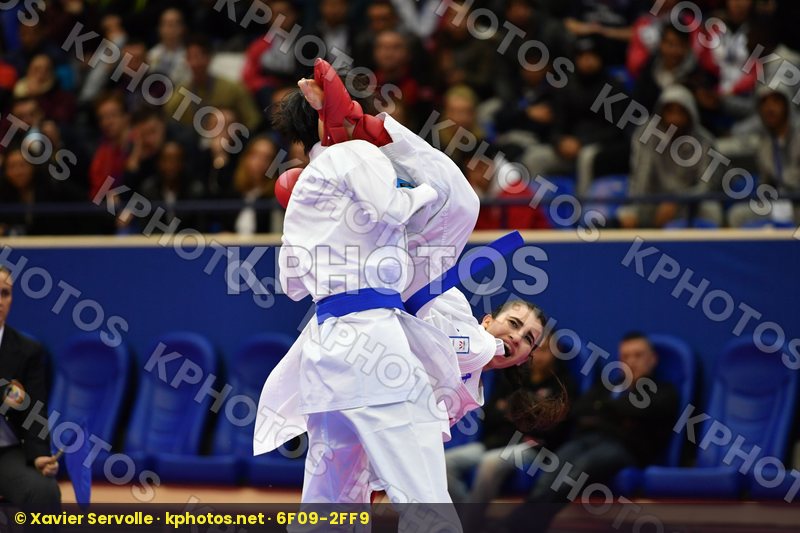 Canada China Female kumite -61 kg Jumaa Haya Yin Xiaoyan