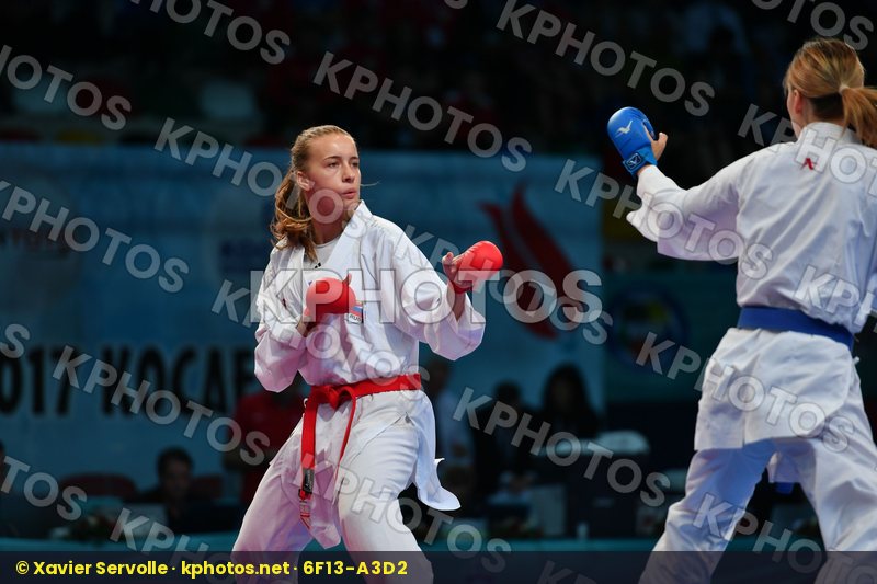 Female kumite 68+ kg Russian federation Slovakia Tatarova Domini