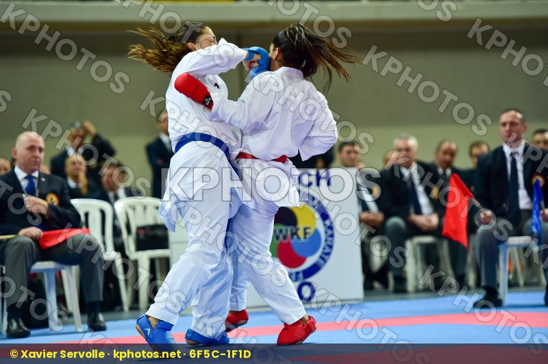 +68 Kg DaeDo Female Ferracuti Clio Italy Kumite Spain Torres Gar