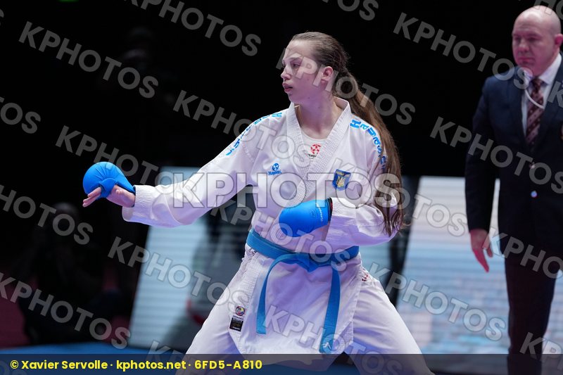 KYDONAKI KYRIAKI (GREECE) vs BULAY DARIIA (UKRAINE) in Female Kumite 68+ Kg - Final Bout