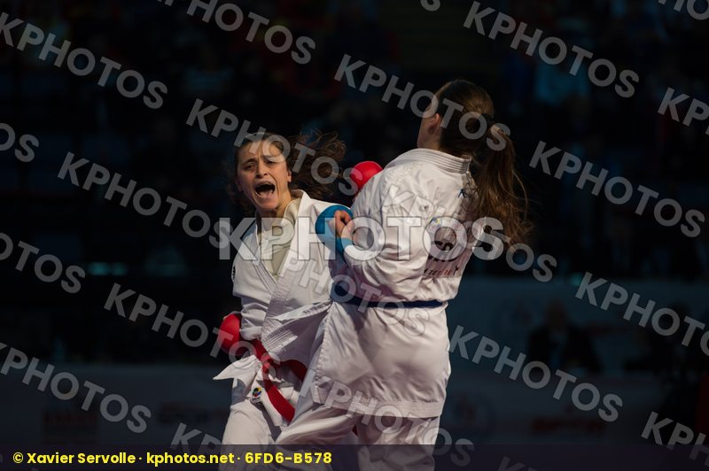 Croatia female finals kumite Russian Federation Sheroziya Inga t