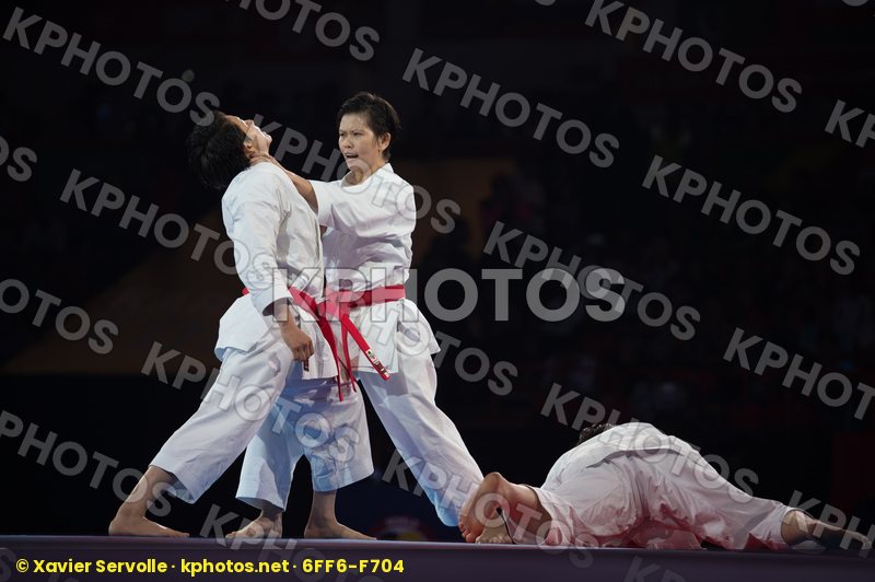 bunkai Dubai Female final kata Malaysia team