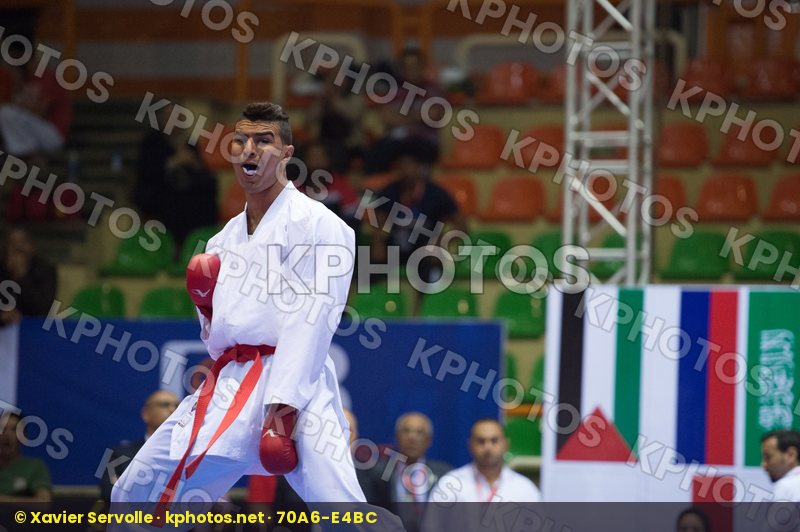 84+ kg Egypt Elasfar Ahmed final kumite Morocco Ouchen Achraf