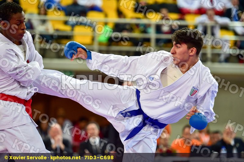 +76 Kg France Italy Jacquet Dnylson Junior KO Kumite Male Mouhii
