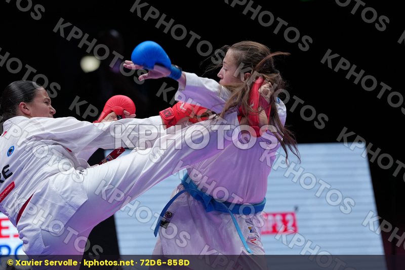 KYDONAKI KYRIAKI (GREECE) vs BULAY DARIIA (UKRAINE) in Female Kumite 68+ Kg - Final Bout