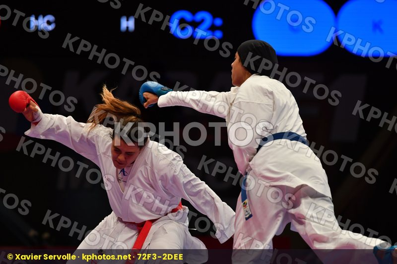 Abdelaziz Feryal Egypt Female kumite 68+ kg Jami Chahnez Tunisia