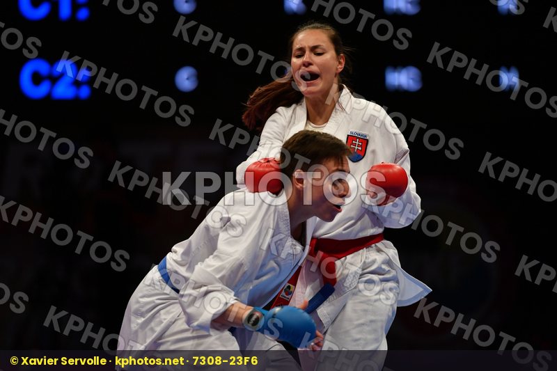 Female kumite -68 kg Italy Kopunova Miroslava Semeraro Silvia Sl