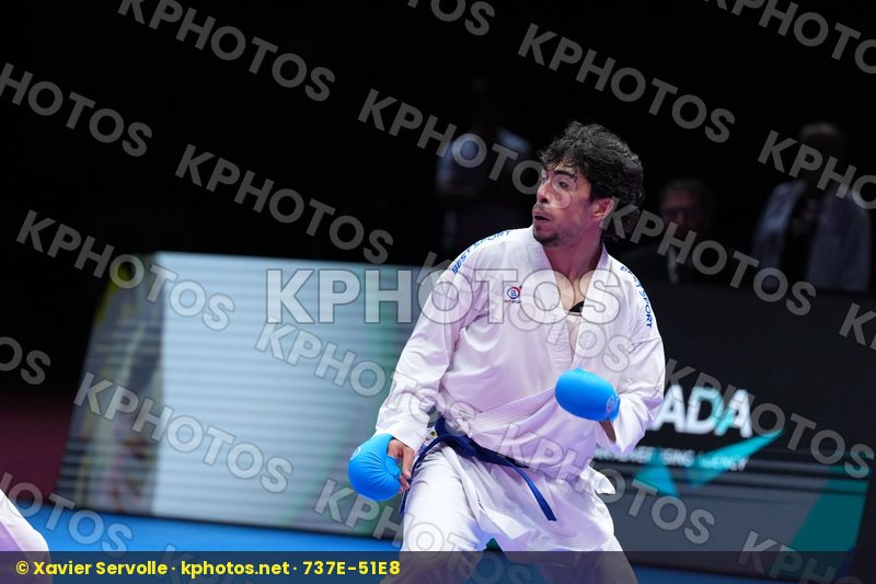 SECKAR SIMON (SLOVAKIA) vs NERSISYAN GOR (ARMENIA) in Male Kumite -84 Kg - Semifinal Bout