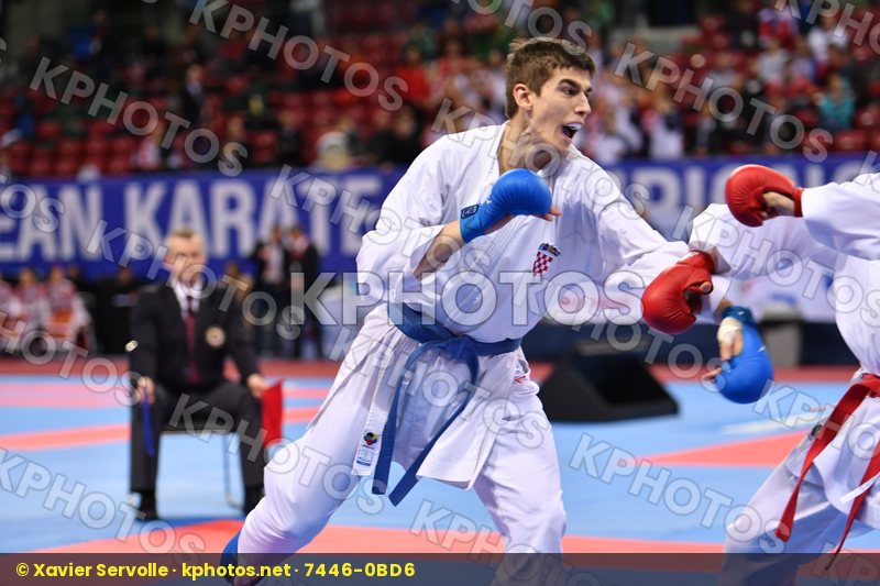 Croatia Da costa Jessie France Garibovic Enes U21 kumite male -8
