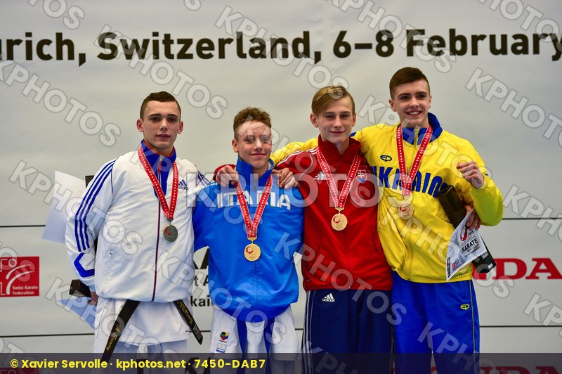 -57kg Azouz Tommy cadet Demchyshyn Vitaliy finals france italy k
