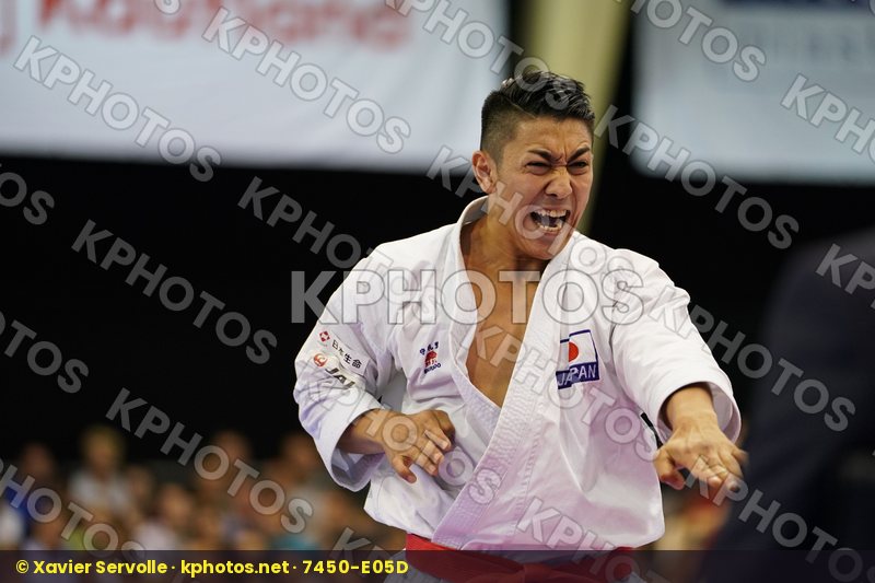 Gold match Japan Kiyuna Ryo Male Kata