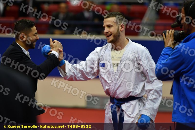 Caffaro Julien France Male kumite -75 kg Seguy Corentin