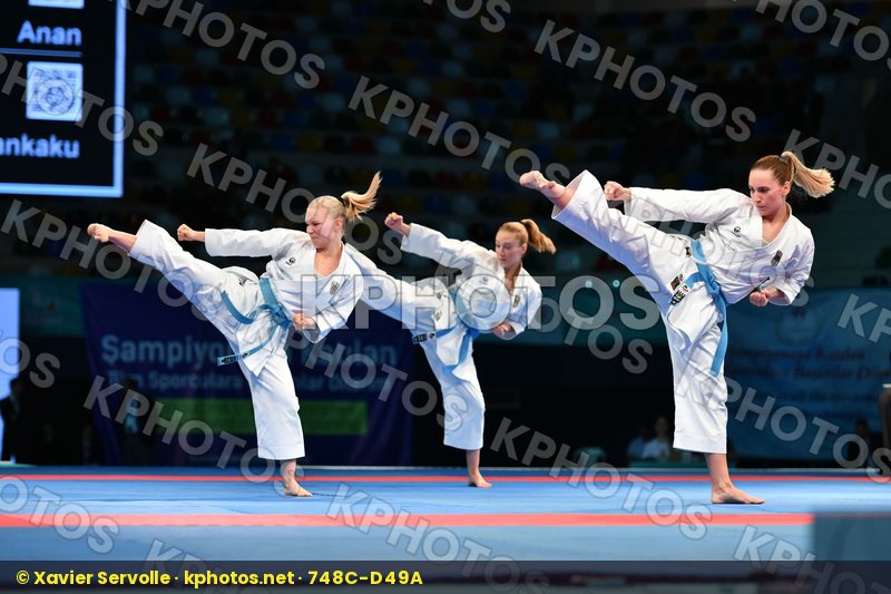 Female team kata Gankaku Germany Germany Germany