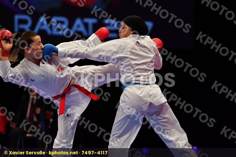 Egypt Female kumite -50 kg Ozcelik Serap Sayed Radwa Turkey