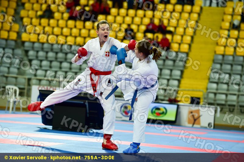 +54 Kg Budo Nord Cadet chyprus Denmark Durmis Dina Female Kumite