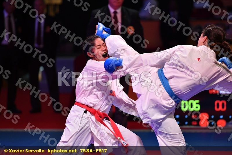 Female kumite -61 kg Kazakhstan Orbon Joane United states Utelba