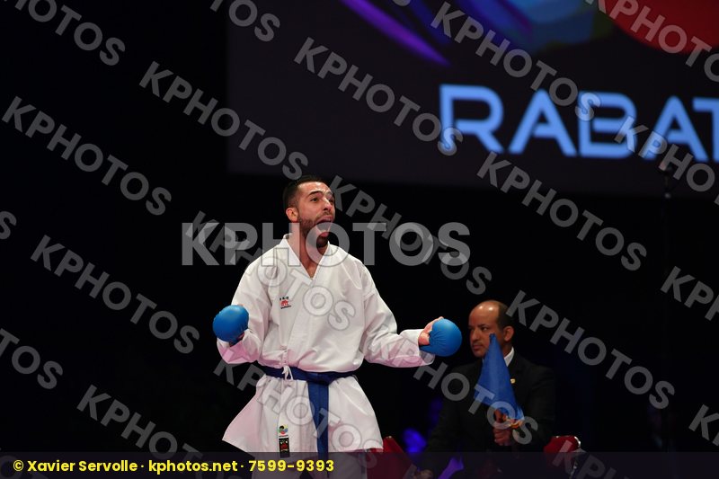 Ahmed Hmissa Cuerva mora Raul Male kumite -67 kg Spain Tunisia