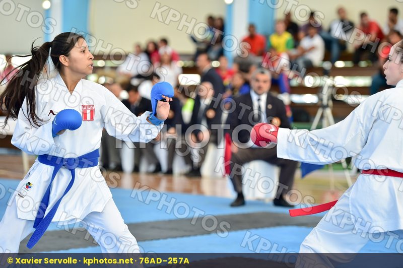 -50 Kg Brazil Female final Hidalgo Andrea kumite Mafra Beatriz P