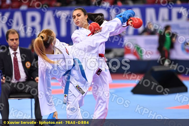 Azerbaijan Malikova Asya Tokcan Umay Turkey U21 kumite female -5