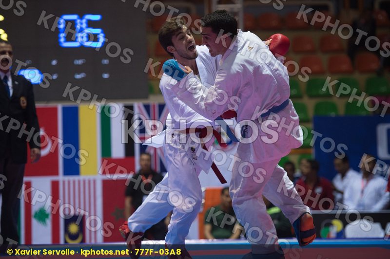 -67 kg Alnajjar Bashar Boujdi Abdelilah final Jordan kumite Moro
