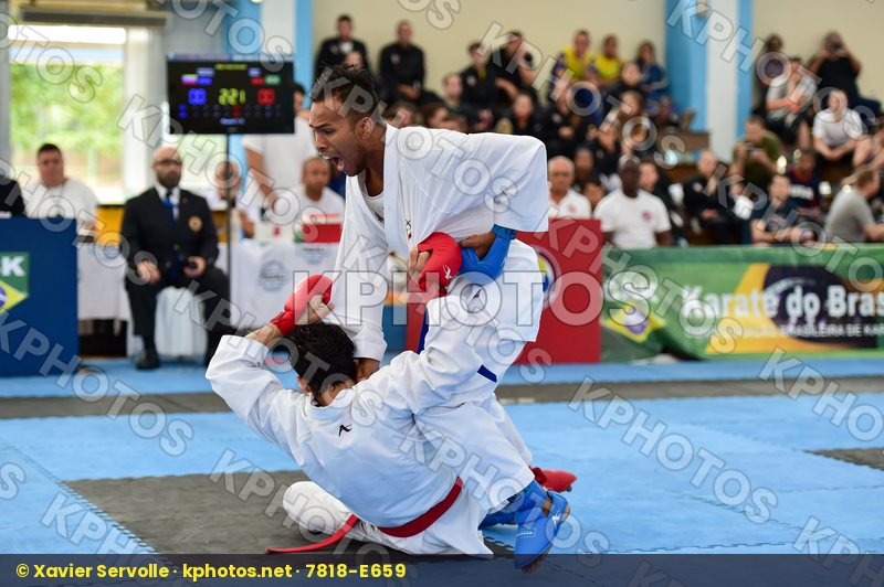 Brasil final kumite Male team Venezuela