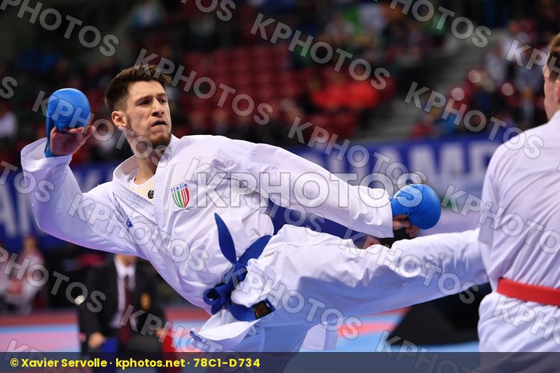 Harspataki Gabor Hungary Italy Martina Michele U21 kumite male -