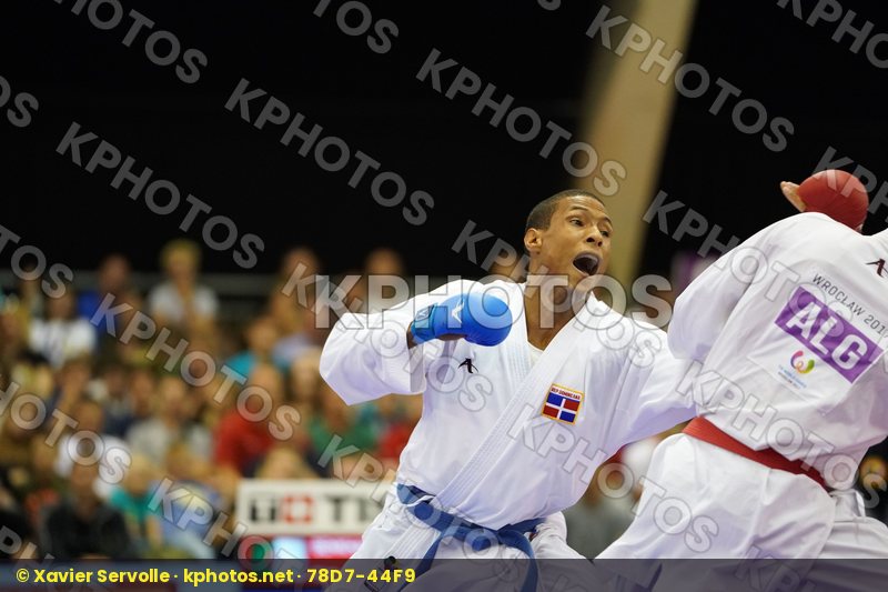 Algeria Benkhaled Abdelatif bronze match Dominican republic Ferreras Deivis Male Kumite -67kg