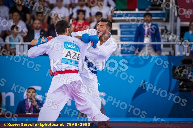 -60 kg Azerbaijan Farzaliyev Firdovsi finals Italy kumite Maresc