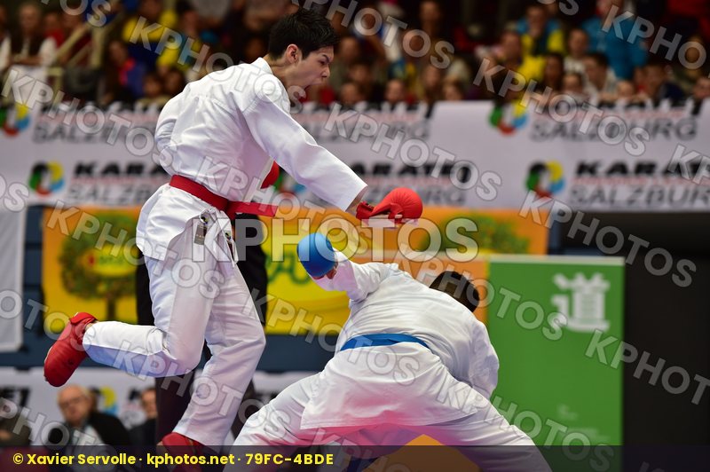 Japan male kumite -75 kg nishimura ken Shureido watanabe daisuke