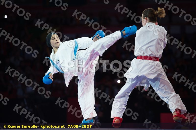 -50 Kg Austria Dubai Female final kumite Plank Bettina Radwan Ra