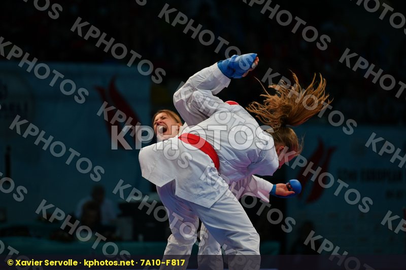 Female kumite 68+ kg Russian federation Slovakia Tatarova Domini