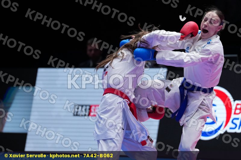 GIRVICA BEATA (LATVIA) vs SHOLOHOVA OLEKSANDRA (UKRAINE) in Female Kumite -61 Kg - Final Bout