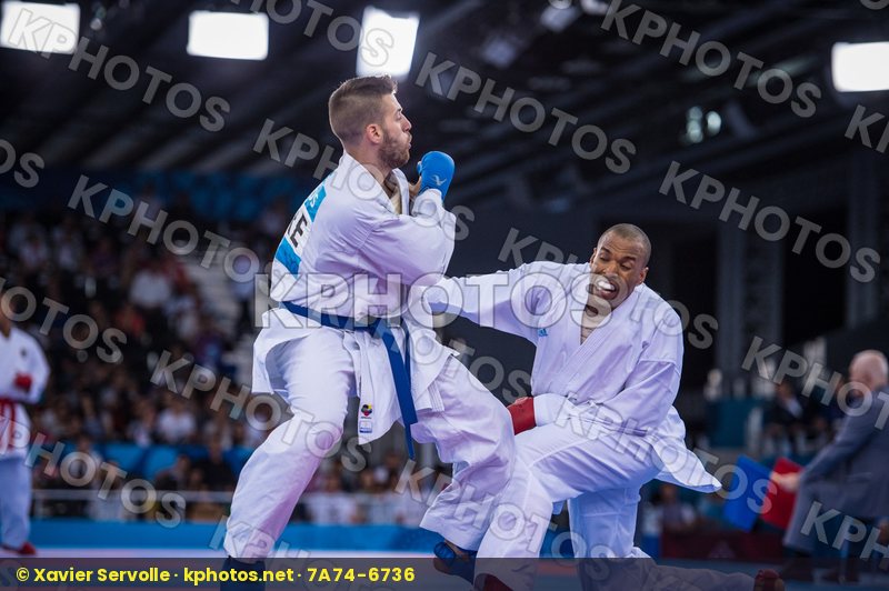 -84 kg day2 France Greece Grillon Kenji kumite qualification Tza