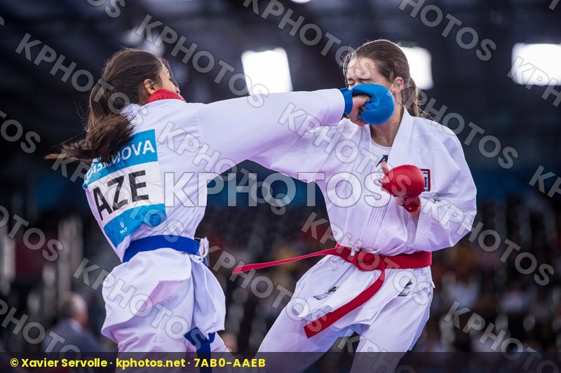 -55 kg Azerbaijan day1 Gasimova Ilaha kumite Luxembourg qualific
